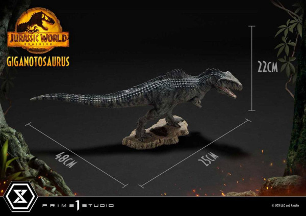 Jurassic World Dominion Prime Collectibles Statue 1/38 Giganotosaurus Toy Version 22 cm 13