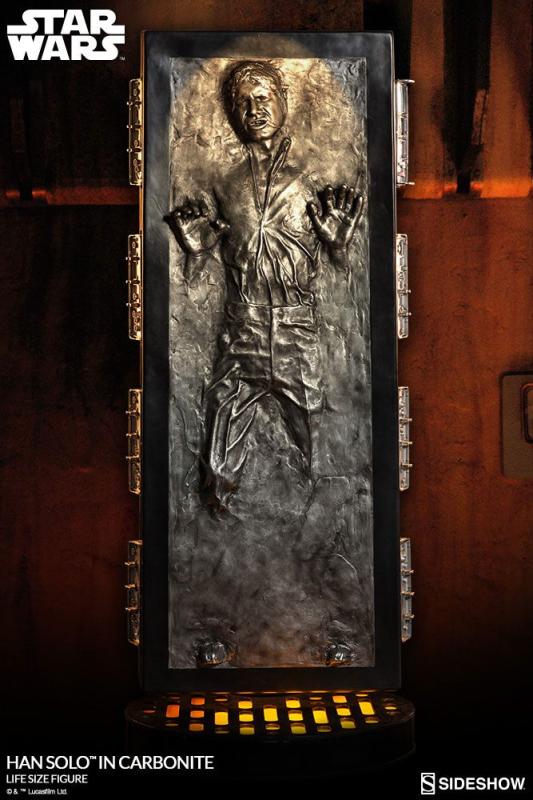 Star Wars Life-Size Statue Han Solo in Carbonite 231 cm