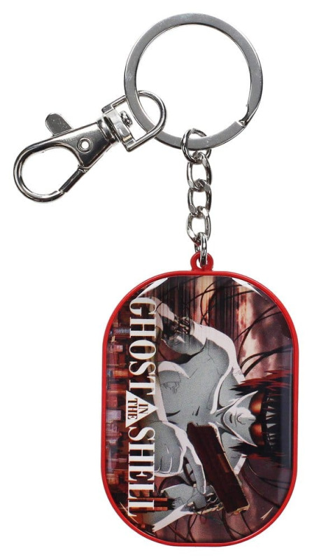 Ghost in the Shell Metal Keychain Armed Motoko 14 cm 3