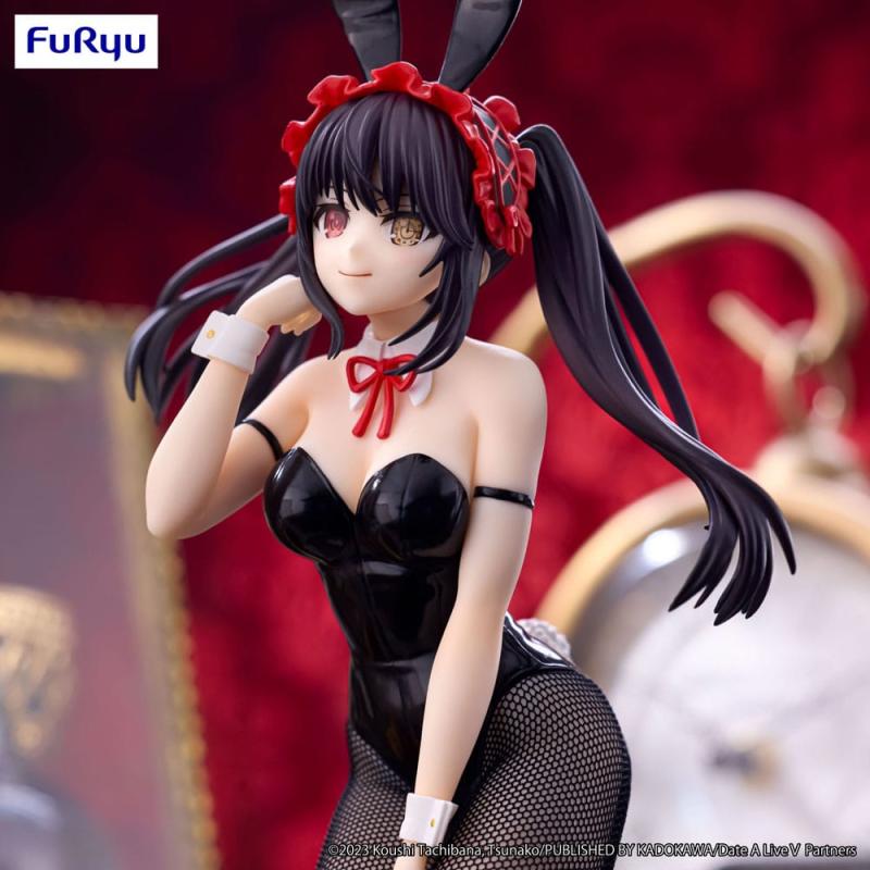 Date A Live V BiCute Bunnies PVC Statue Kurumi Tokisaki Black Color Ver. 29 cm 3