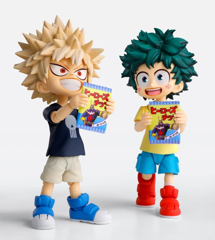 My Hero Academia S.H.Figuarts Action Figure Izuku Midoriya & Katsuki Bakugo -Childhood Set- 9 cm 7