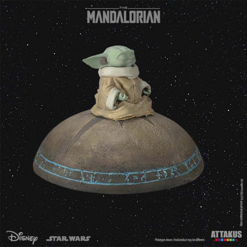 Star Wars: The Mandalorian Classic Collection Statue 1/5 Grogu Summoning the Force 13 cm