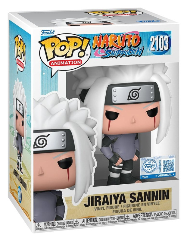 Naruto Shippuden POP! Animation Vinyl Figure Jiraiya Sannin 9 cm 1