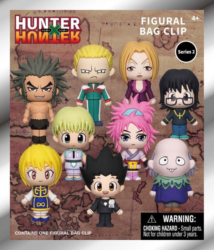Hunter × Hunter 3D Foam Bag Clips Series 2 Display (24) 2