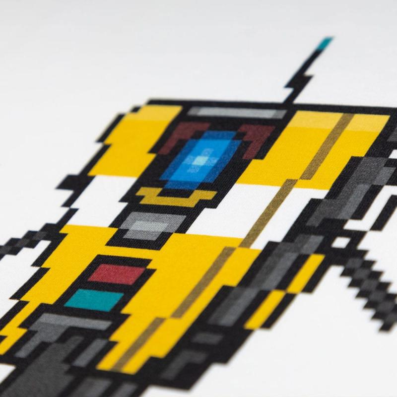 Borderlands T-Shirt Claptrap Pixel Art Size S