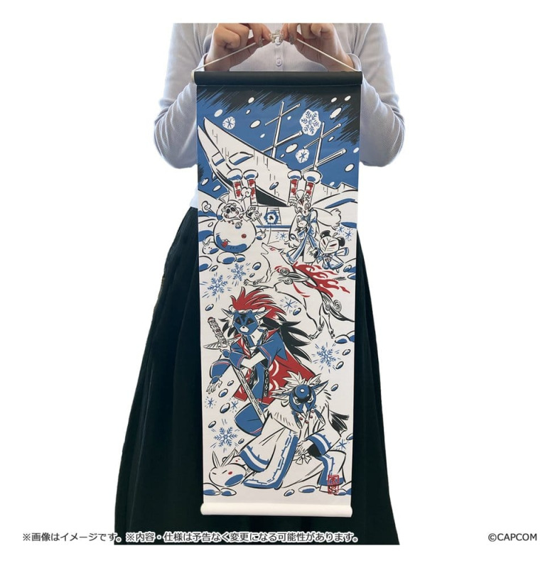 Okami 20th Anniversary Reprint Art Project Tapestry Winter 74 x 28 x 2 cm 2