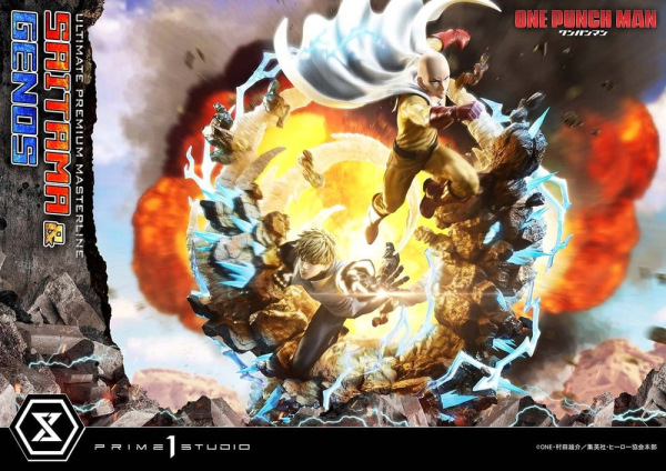 One-Punch Man Premium Masterline Series Statue 1/4 Saitama & Genos 73 cm 11