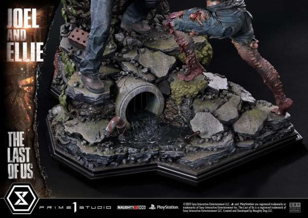 The Last of Us Part I Ultimate Premium Masterline Series Statue Joel & Ellie Deluxe Version (The Las 5