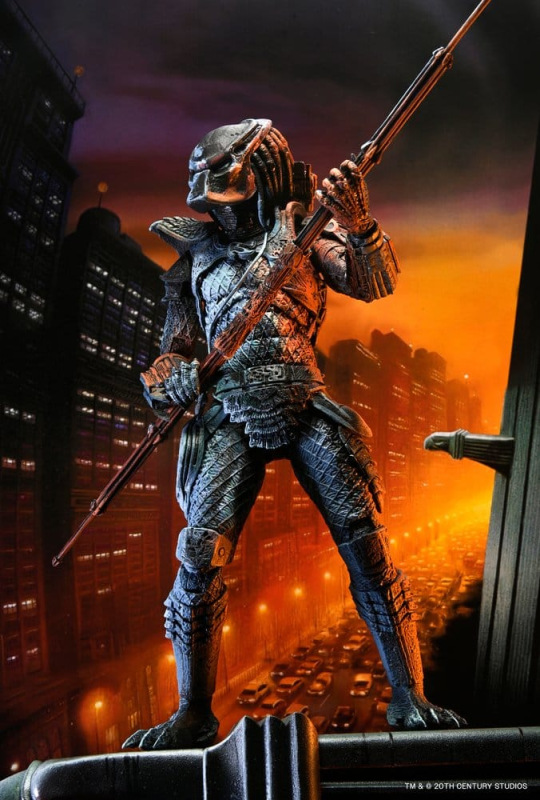 Predator 2 Action Figure City Hunter Poster Series 18 cm 8