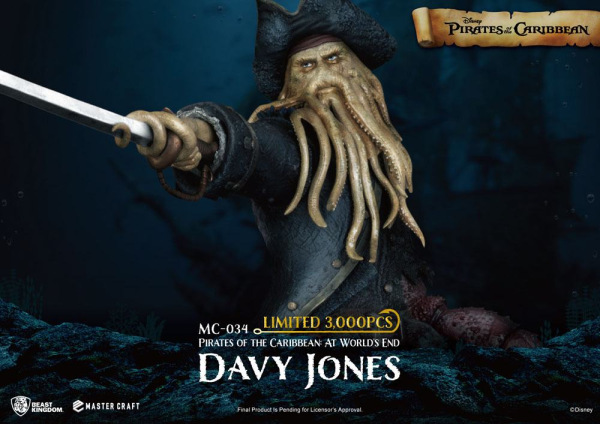 Pirates of the Caribbean: At World's End Master Craft Statue Davy Jones 42 cm 3
