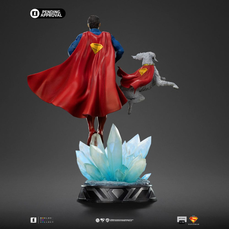 Superman Legacy Art Scale Statue 1/10 Superman & Krypto 32 cm 11