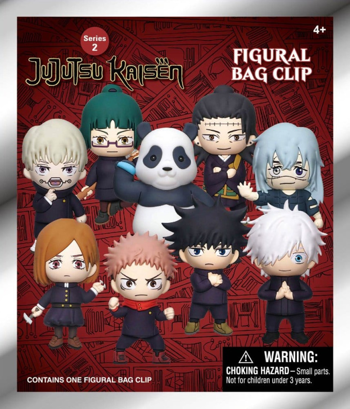 Jujutsu Kaisen 3D PVC Bag Clips Series 2 Display (24) 2