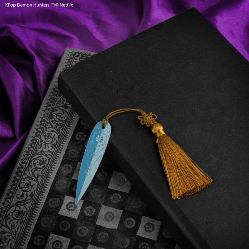 KPop Demon Hunters Metal Bookmark Zoey's Shin-kal 1