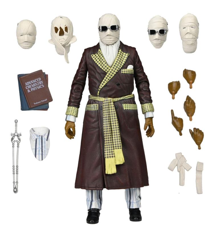 Universal Monsters Action Figure Ultimate Invisible Man (Kemp House) (Color) 18 cm