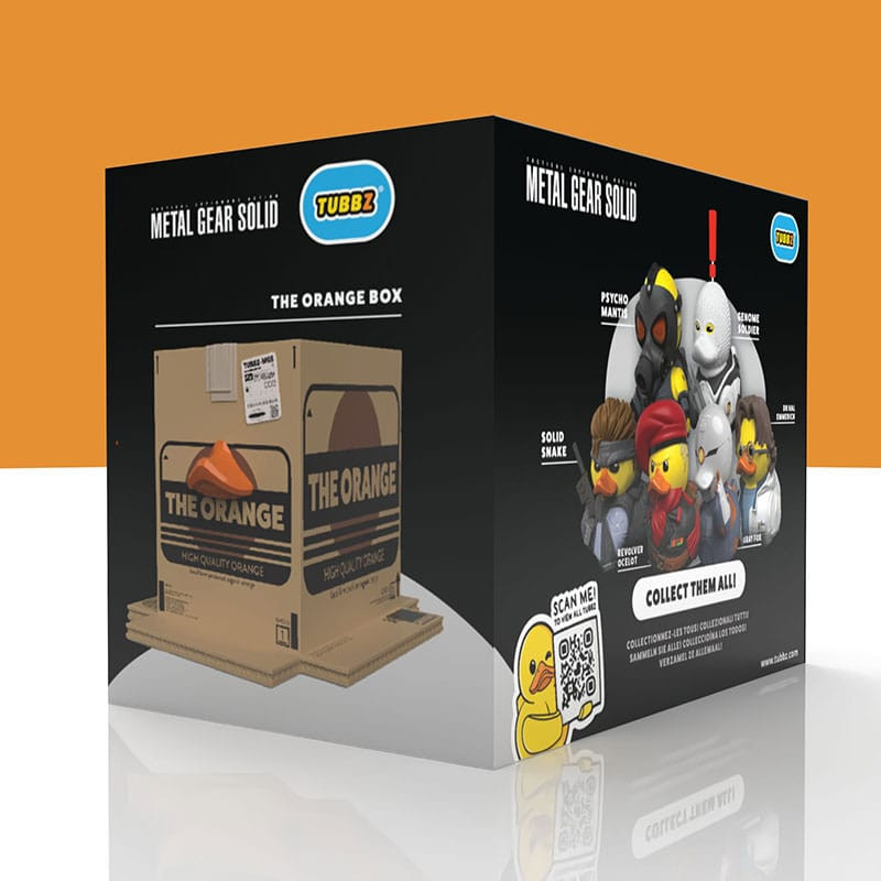Metal Gear Solid Tubbz PVC Figure The Orange Box Boxed Edition 10 cm 7