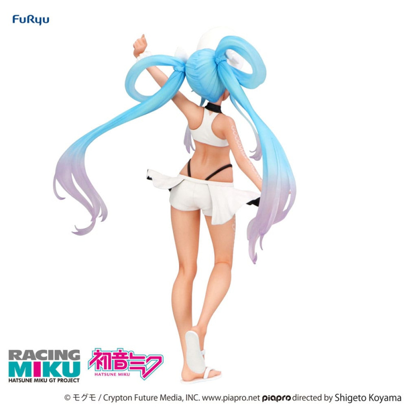 Hatsune Miku GT Project Trio-Try-iT PVC Statue Racing Miku 2024 Summer Holiday Ver. 23 cm 3