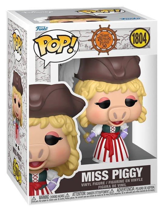 Muppet Treasure Island POP! Movies Vinyl Figure Miss Piggy 9 cm 1