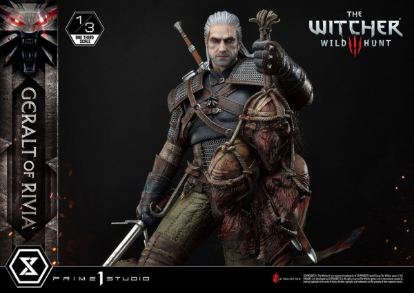 Witcher 3 Wild Hunt Statue 1/3 Geralt von Riva 88 cm 12