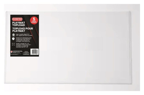 Evoretro Playmat Topload Holder 5-Pack 61 x 36 cm