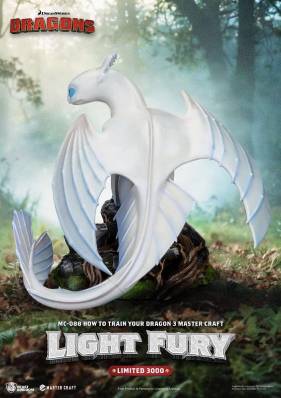 How To Train Your Dragon 3 Master Craft Statue Light Fury 29 cm