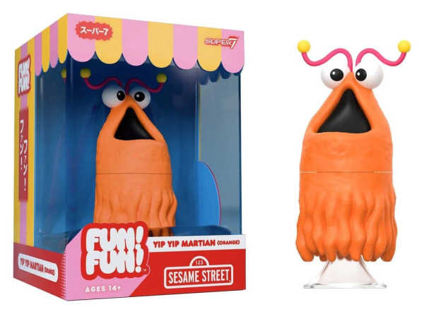 Sesame Street Fun! Fun! Vinyl Action Figure Yip Yip Martian (Orange) 18 cm 1