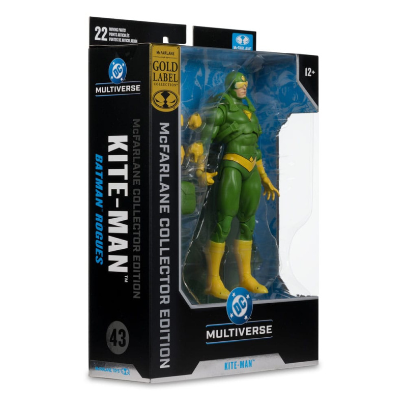 Batman Rogues DC Multiverse McFarlane Collector Edition Action Figure #43 Kite Man (Gold Label) 21 c 7