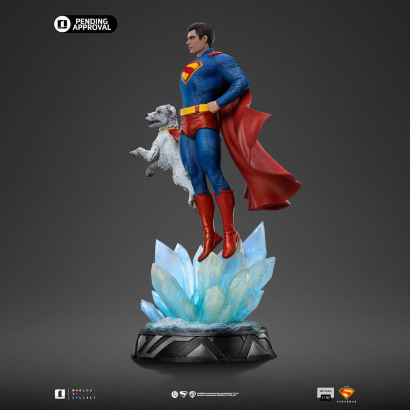 Superman Legacy Art Scale Statue 1/10 Superman & Krypto 32 cm 9