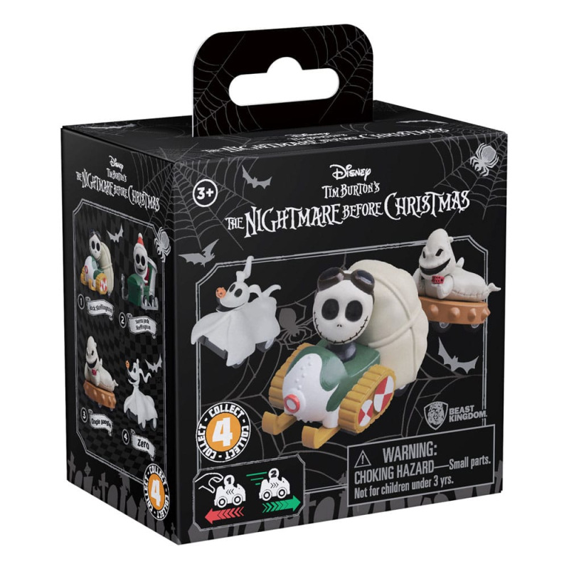 Nightmare Before Christmas Zoom Hero Pullback Vehicles with Figures (Blind Box Ver.) Assortment (12) 2