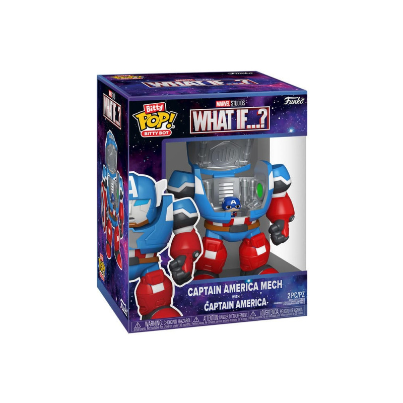 Marvel Bitty POP! Bots Figure WI- CA Mech w/Cap 11,7 cm 4