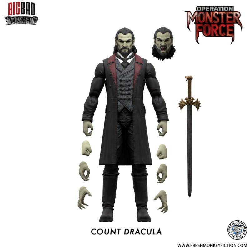 Operation: Monster Force Action Figure 1/12 Count Dracula 15 cm