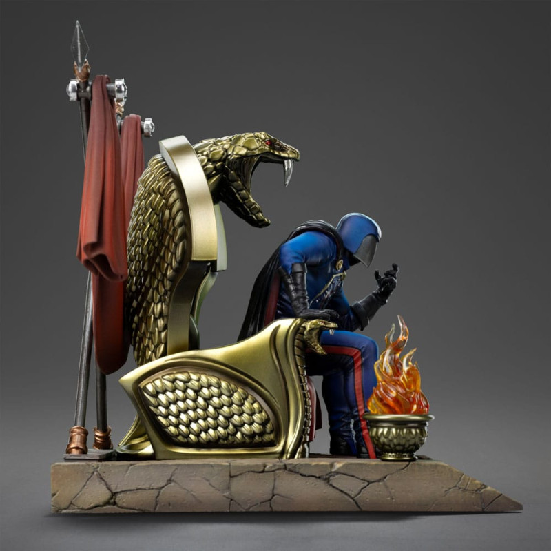 GI Joe Art Scale Statue 1/10 Cobra Commander 25 cm 3