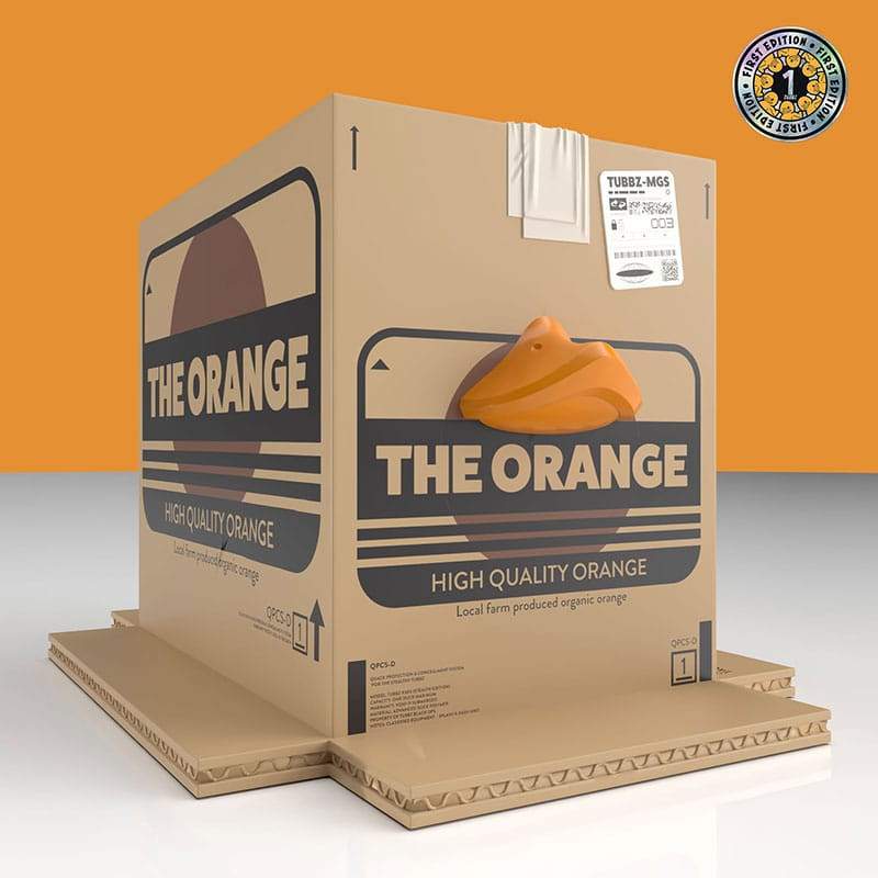 Metal Gear Solid Tubbz PVC Figure The Orange Box Boxed Edition 10 cm 2