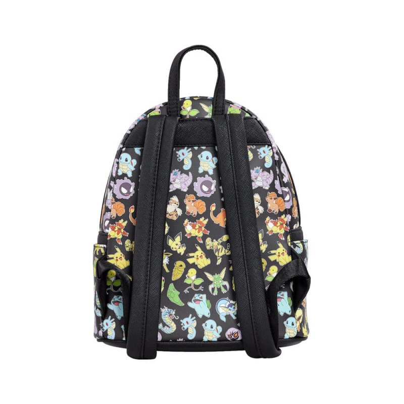 Pokémon by Loungefly Mini Backpack Multi Character All Over Print 2