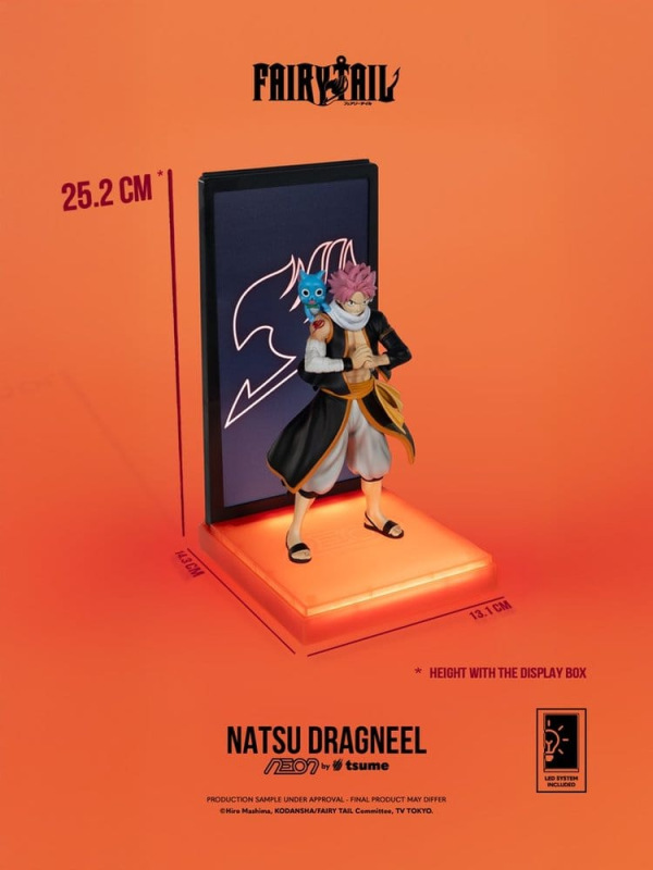 Fairy Tail Neon Figure 1/9 Natsu Dragneel 25 cm 4