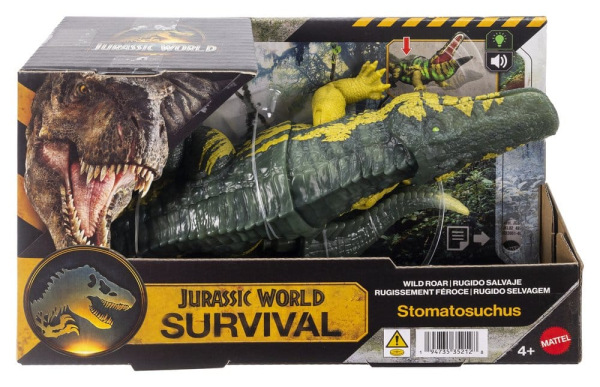 Jurassic World: Survival Action Figure Wild Roar Stomatosuchus 37 cm 1