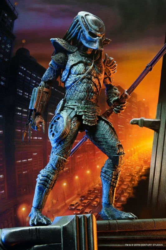Predator 2 Action Figure City Hunter Poster Series 18 cm 12