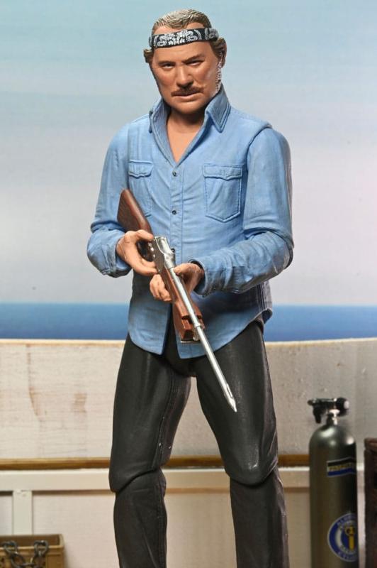 Jaws Action Figure Ultimate Sam Quint 50th Anniversary Figure 18 cm 8