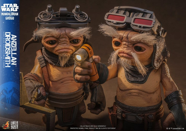 Star Wars: The Mandalorian & Grogu Life-Size Figure Anzellan Droidsmith 27 cm 9