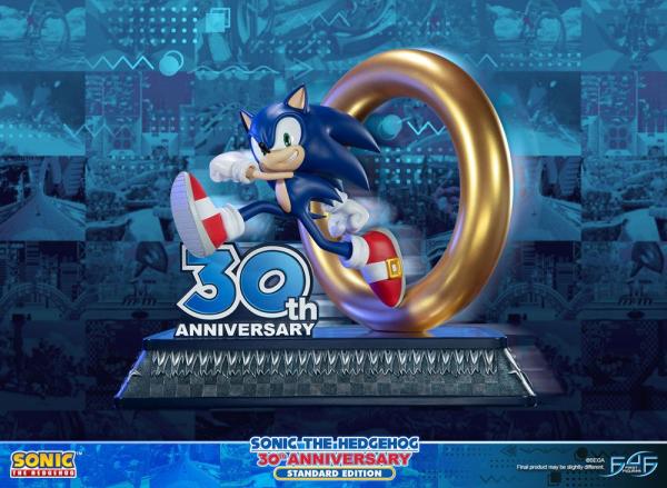 Sonic the Hedgehog Statue Sonic the Hedgehog 30th Anniversary 41 cm