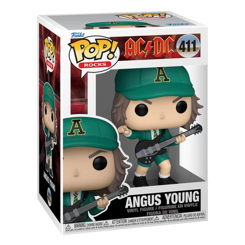 AC/DC POP! Rocks Vinyl Figure Angus Young(Green) 9 cm