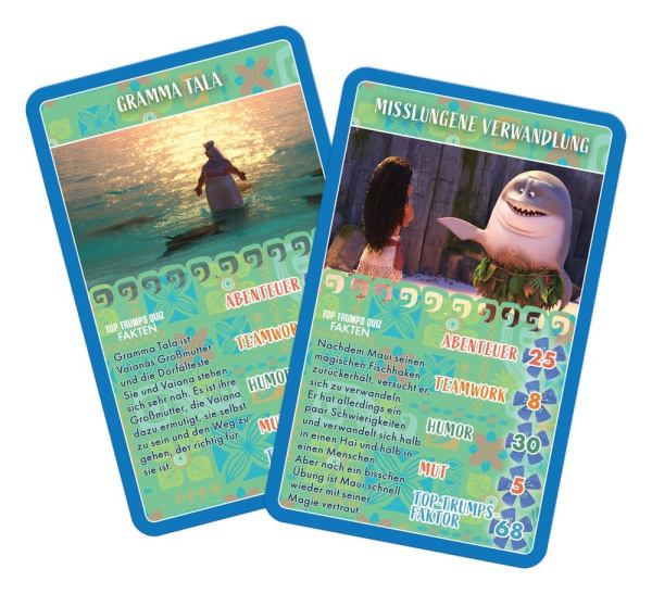 Moana Card Game Top Trumps *German Version* 5