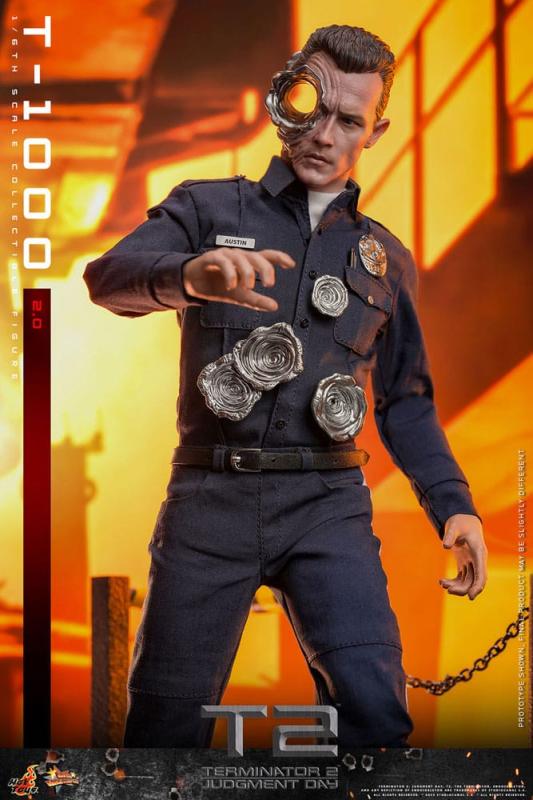 Terminator 2 Movie Masterpiece Action Figure 1/6 T-1000 (2.0) 31 cm