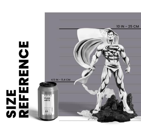 Batman PX PVC Statue 1/8 SDCC 2024 Superman Black & White Version 30 cm