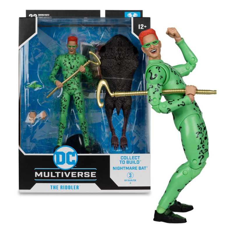 DC Build A Megafig Action Figure Batman Forever The Riddler (Gold Label) 18 cm 5