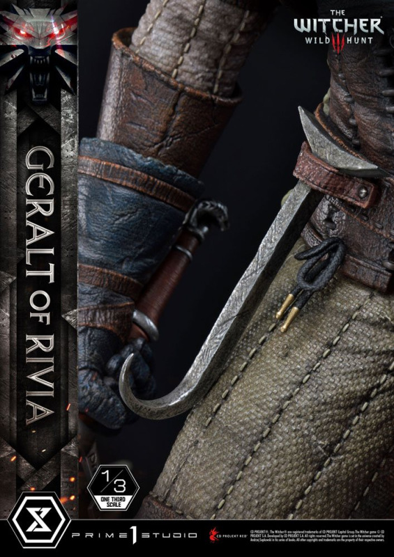 Witcher 3 Wild Hunt Statue 1/3 Geralt von Riva 88 cm 10