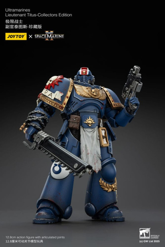 Warhammer 40,000: Space Marine 2 Action Figure Ultramarines Lieutenant Titus Collectors Edition 13 c 1
