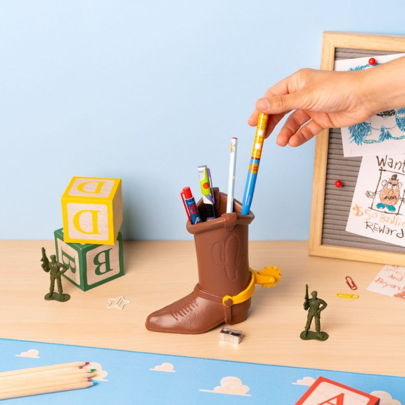 Disney Pixar Toy Story Pen Holder with Stationery Set Woody's Boot 16 cm 3
