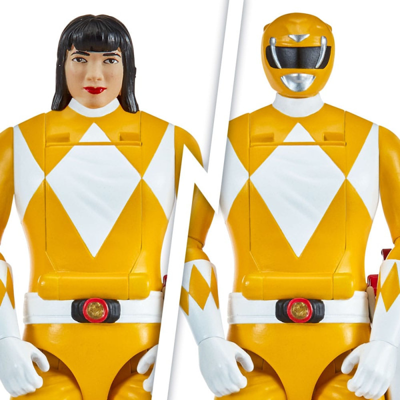 Mighty Morphin Power Rangers Action Figure Auto-Morphin Yellow Ranger 12 cm 5