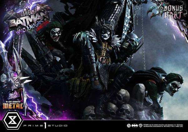 DC Comics Museum Masterline Statue 1/3 Dark Nights: Death Metal The Batman Who Laughs & Robin King D 5
