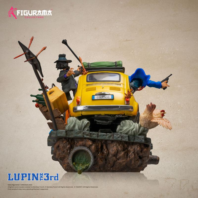 Lupin III Elite Diorama Statue 1/8 Lupin, Jigen & Fujiko 31 cm